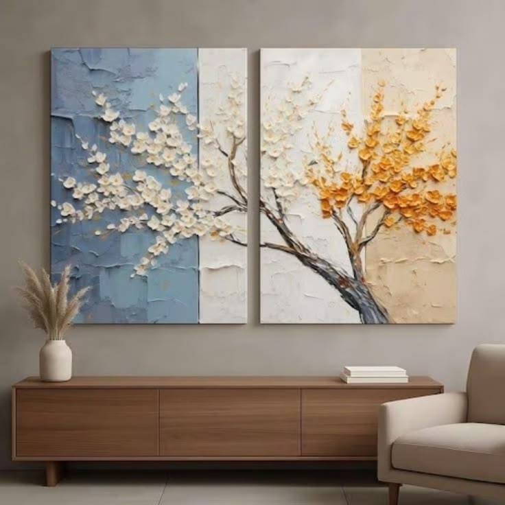 Ochre and Azure Bloom