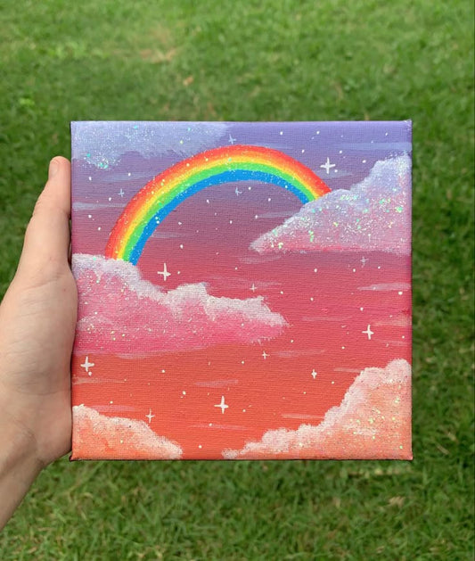 Mini canvas painting
