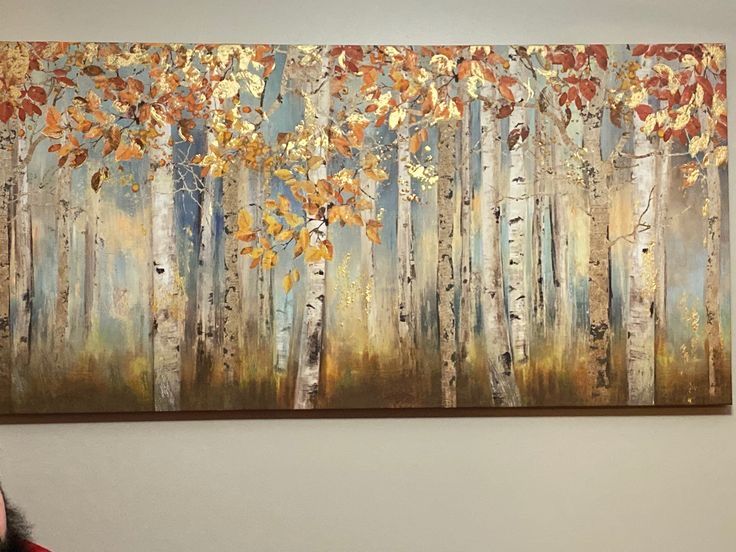 Birch Trees in Autumn Light