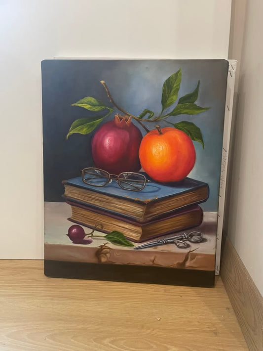 Composition with Fruit and Glasses
